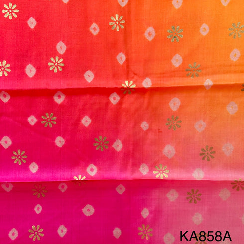 Shaded Pure Silk Fabric-KA858